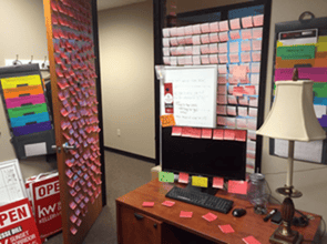 KW Red Notes on Jesse's office.png